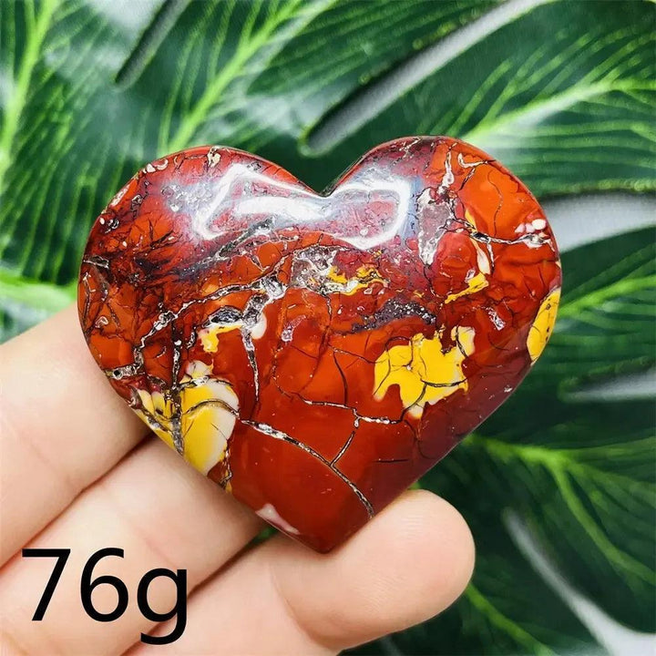 Mookaite Jasper Crystal Heart