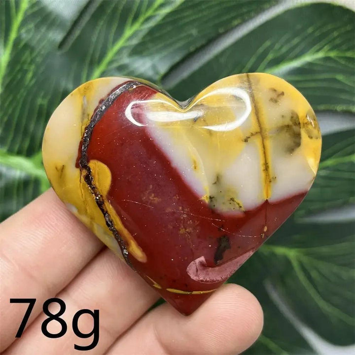 Mookaite Jasper Crystal Heart