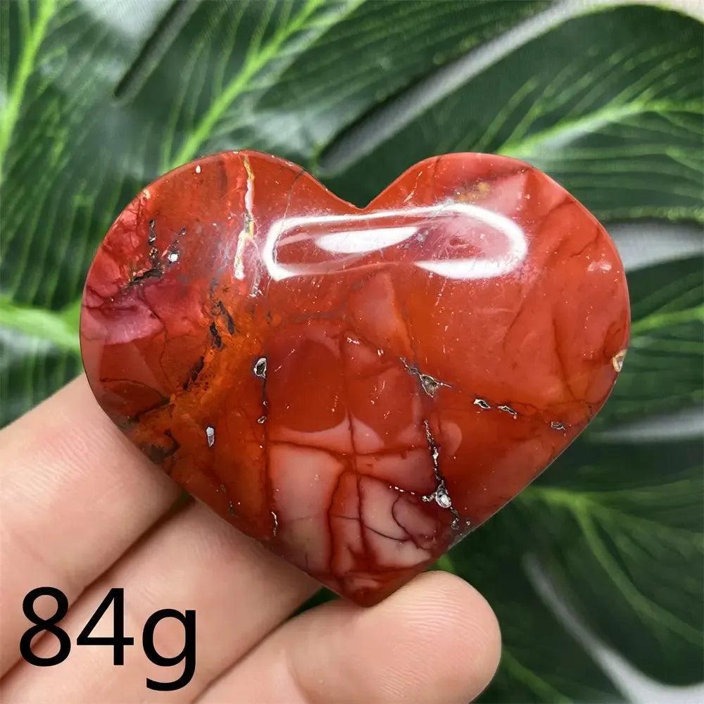 Mookaite Jasper Crystal Heart