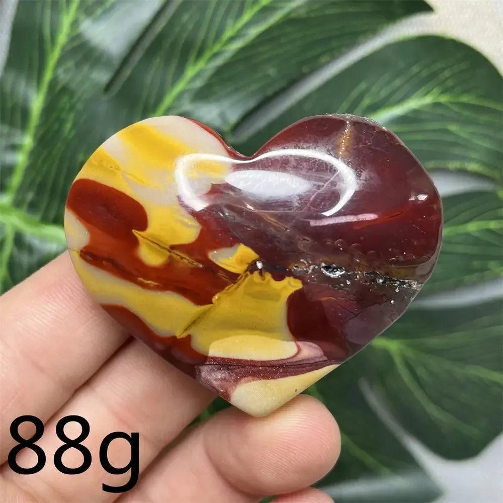 Mookaite Jasper Crystal Heart
