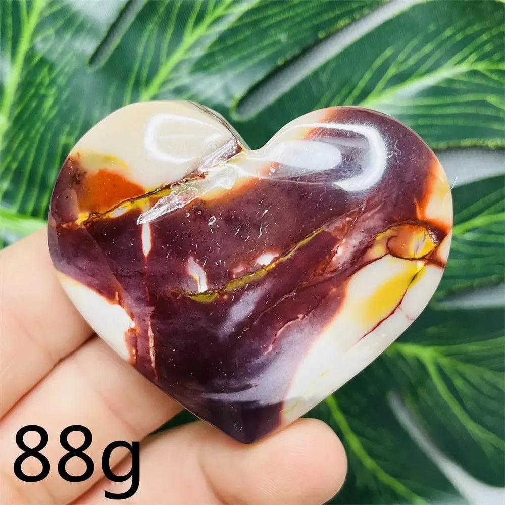 Mookaite Jasper Crystal Heart