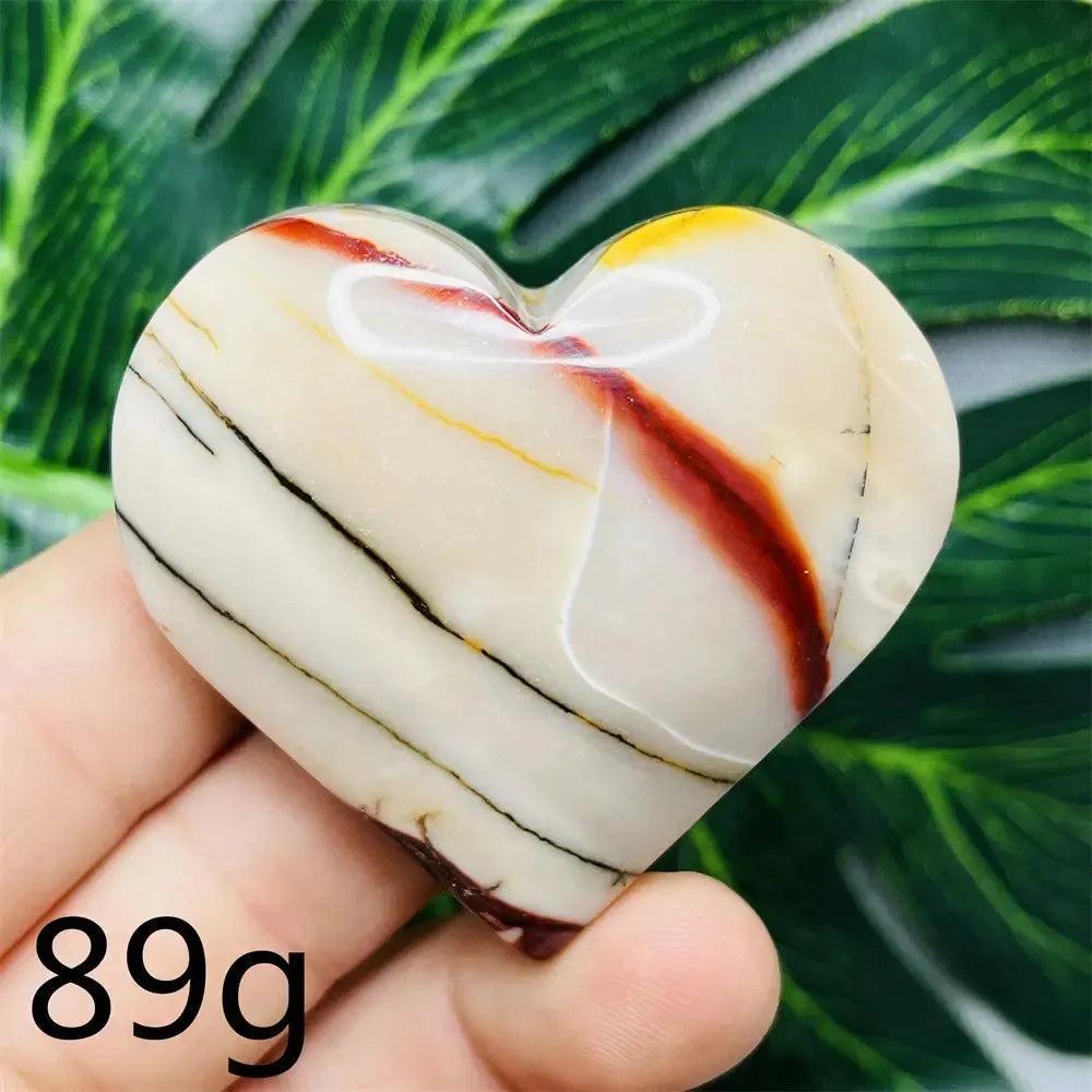 Mookaite Jasper Crystal Heart