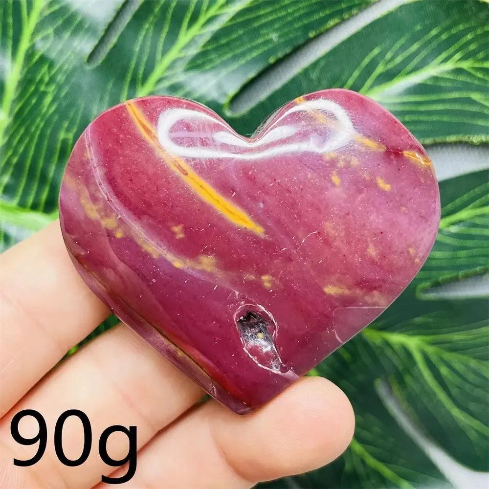 Mookaite Jasper Crystal Heart