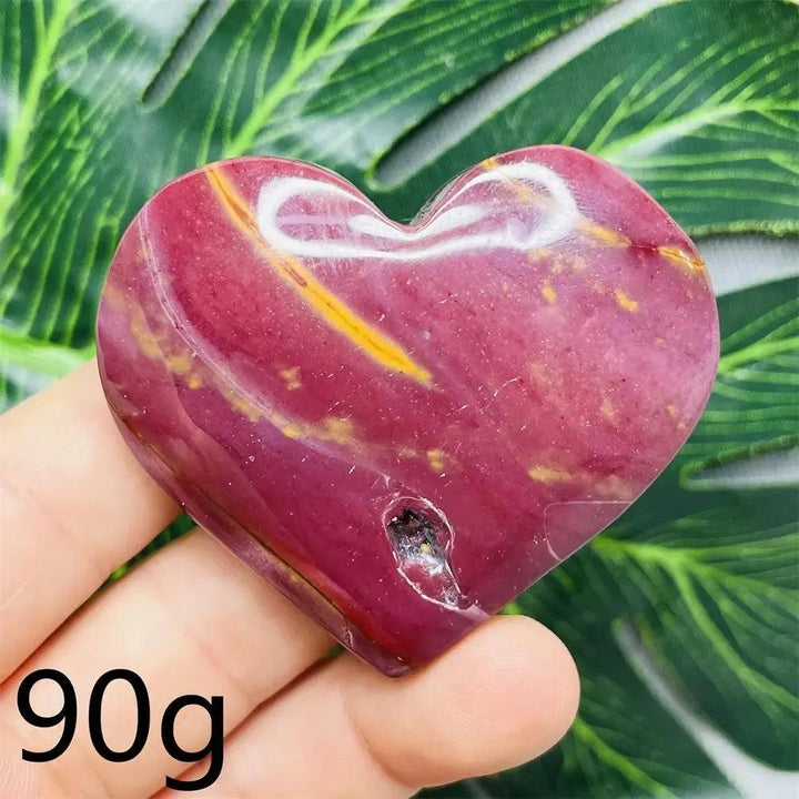 Mookaite Jasper Crystal Heart