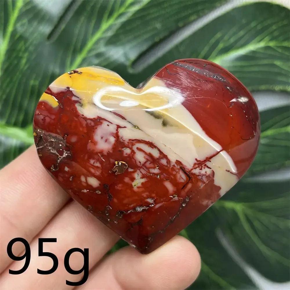 Mookaite Jasper Crystal Heart
