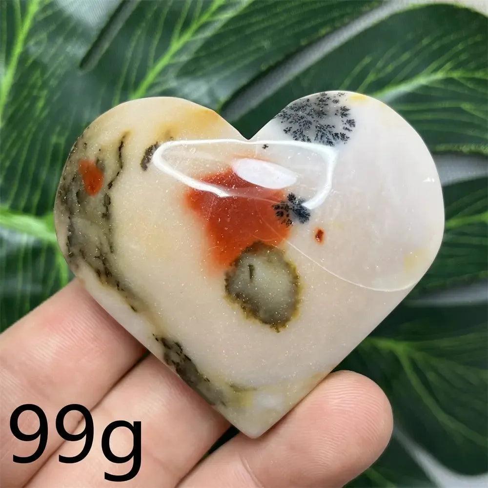 Mookaite Jasper Crystal Heart