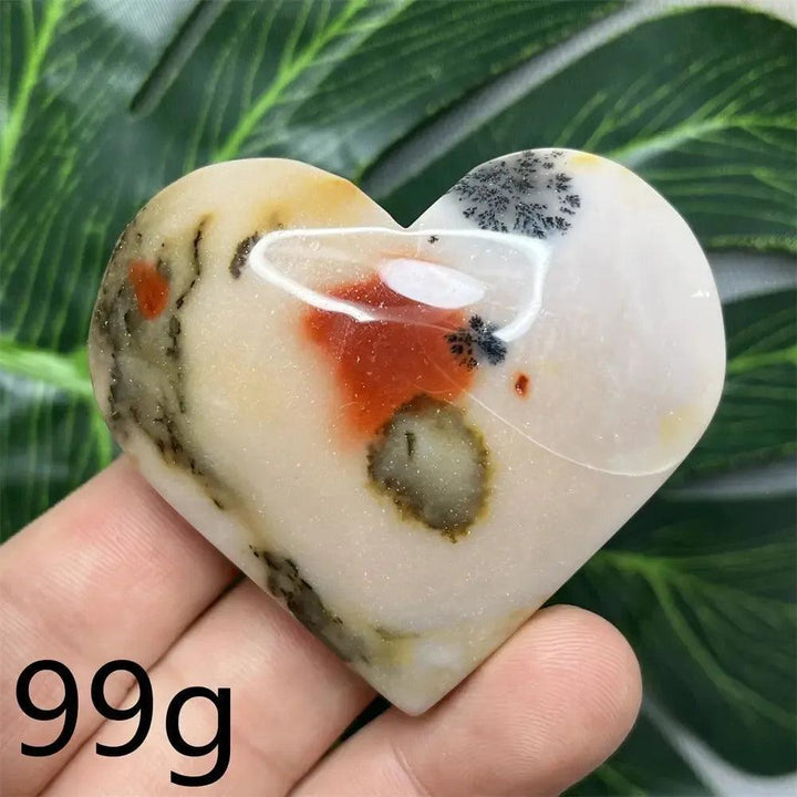 Mookaite Jasper Crystal Heart