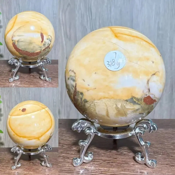 Mookaite Jasper Natural Sphere-Spheres-Ali-Mookaite-318g 6.2cm-Crystal Destiny