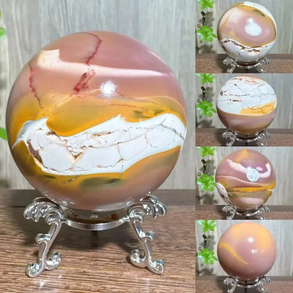 Mookaite Jasper Natural Sphere-Spheres-Ali-Mookaite-361g 6.5cm-Crystal Destiny