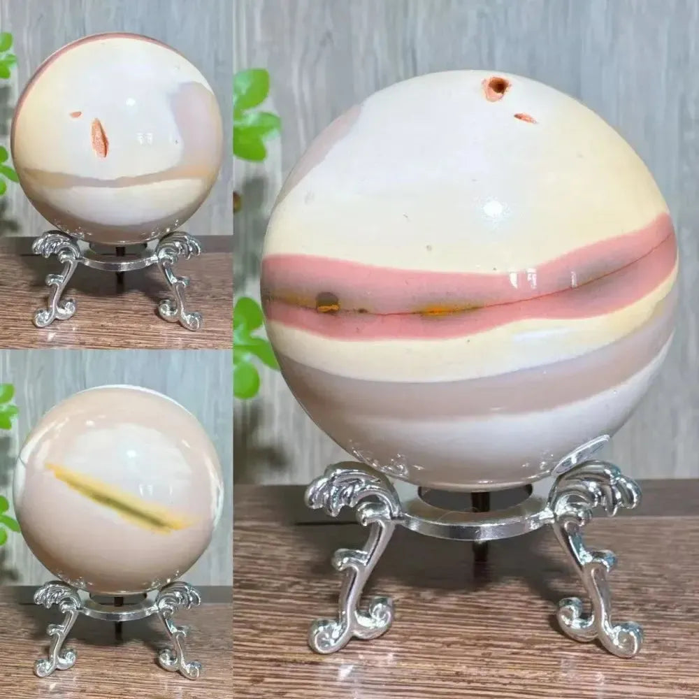 Mookaite Jasper Natural Sphere-Spheres-Ali-Mookaite-380g 6.6cm-Crystal Destiny