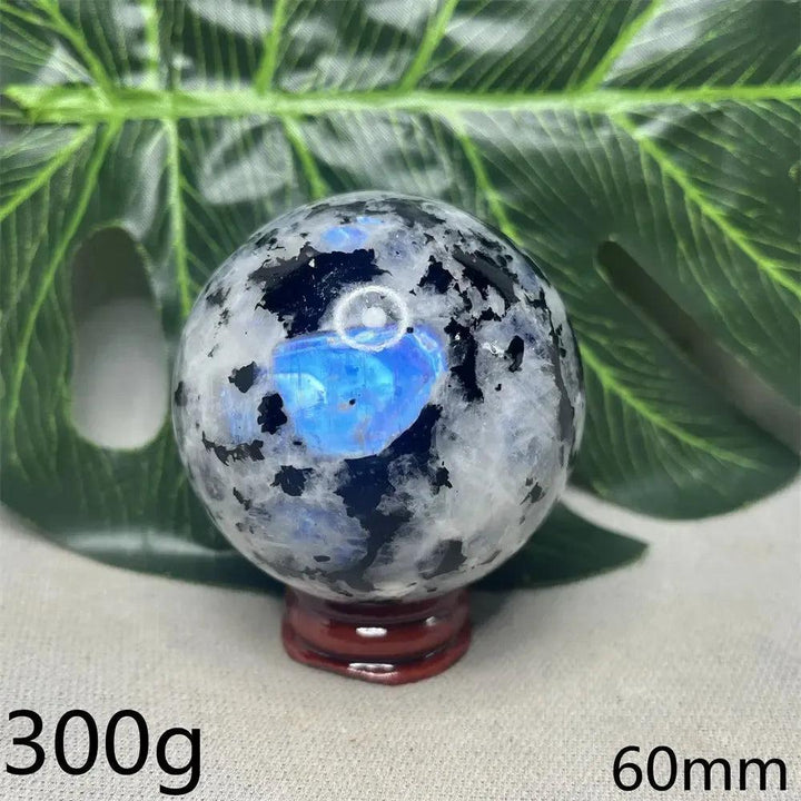 Moonstone Black Tourmaline Crystal Sphere