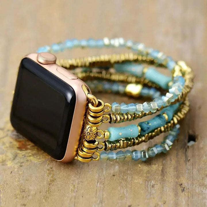 Multi-Layer Crystal Beaded Apple iWatch Band