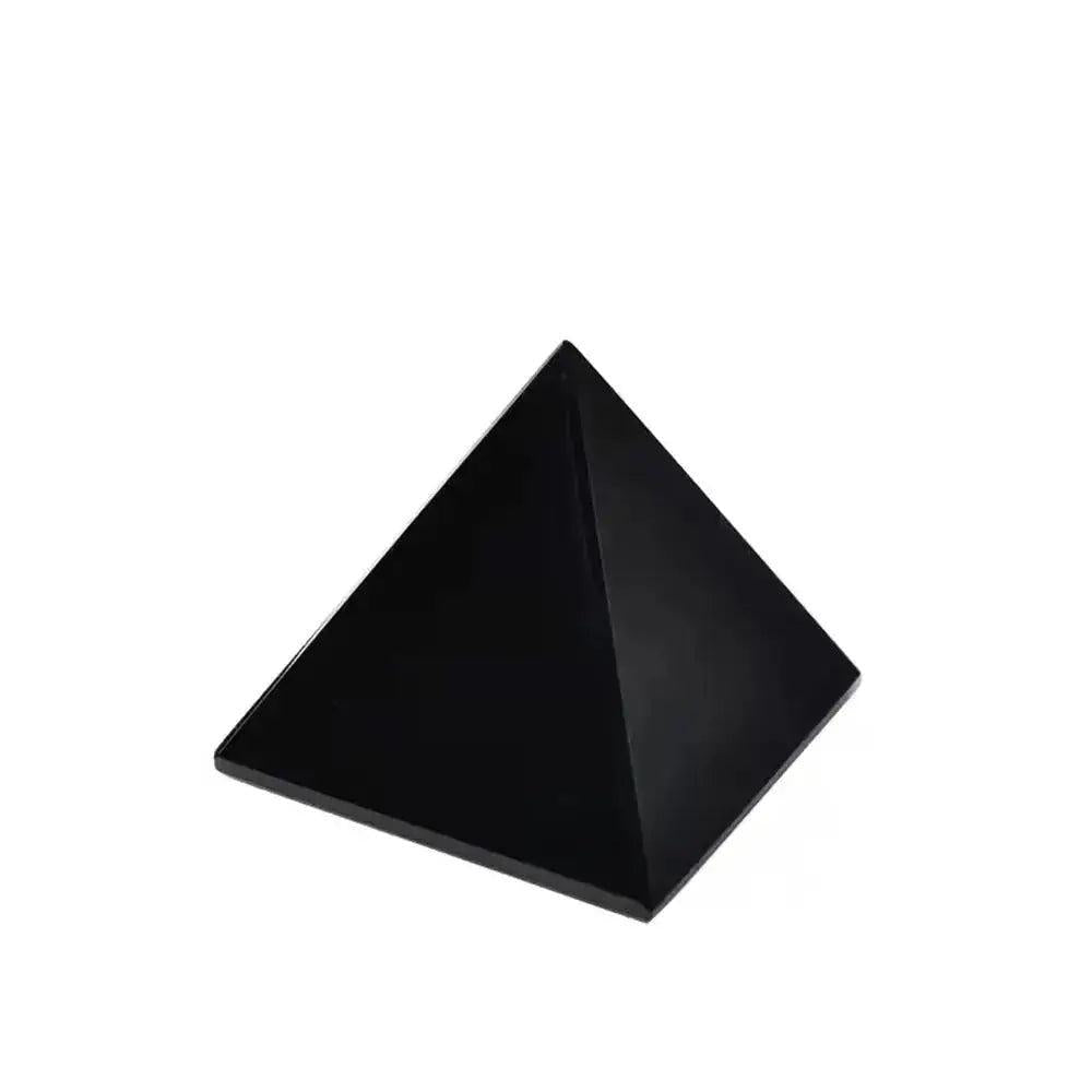 Natural Black Tourmaline Crystal Pyramids