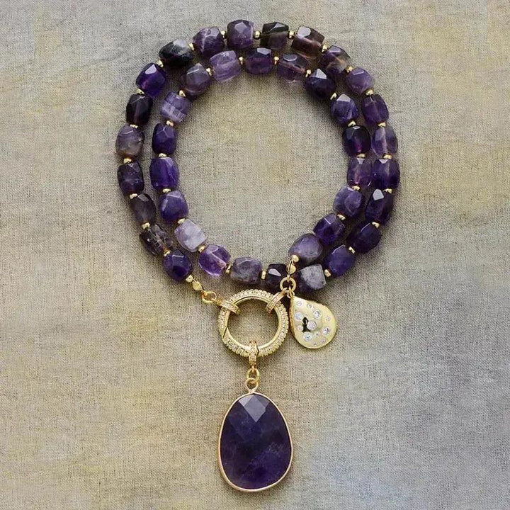 Natural Crystals Pendant Necklaces