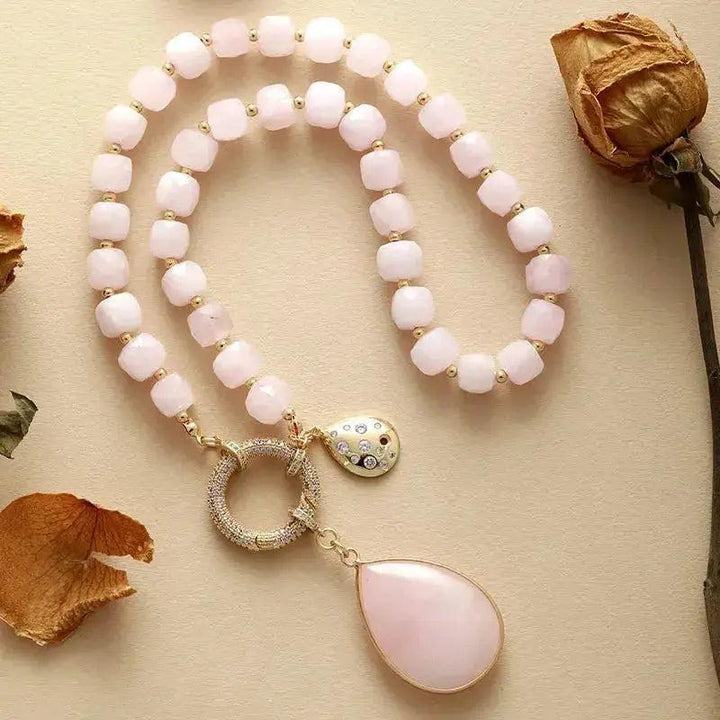 Natural Crystals Pendant Necklaces