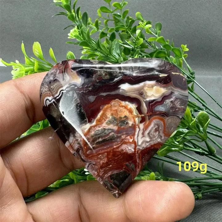 Natural Gemstone Mexican Agate Love Home Garden Decoration Reiki Meditation Treatment Chakra Witchcraft Energy Stone-Crystal Destiny-109g-Crystal Destiny