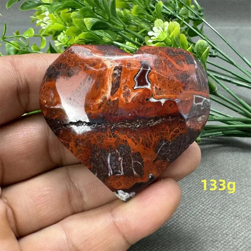 Natural Gemstone Mexican Agate Love Home Garden Decoration Reiki Meditation Treatment Chakra Witchcraft Energy Stone-Crystal Destiny-133g-Crystal Destiny