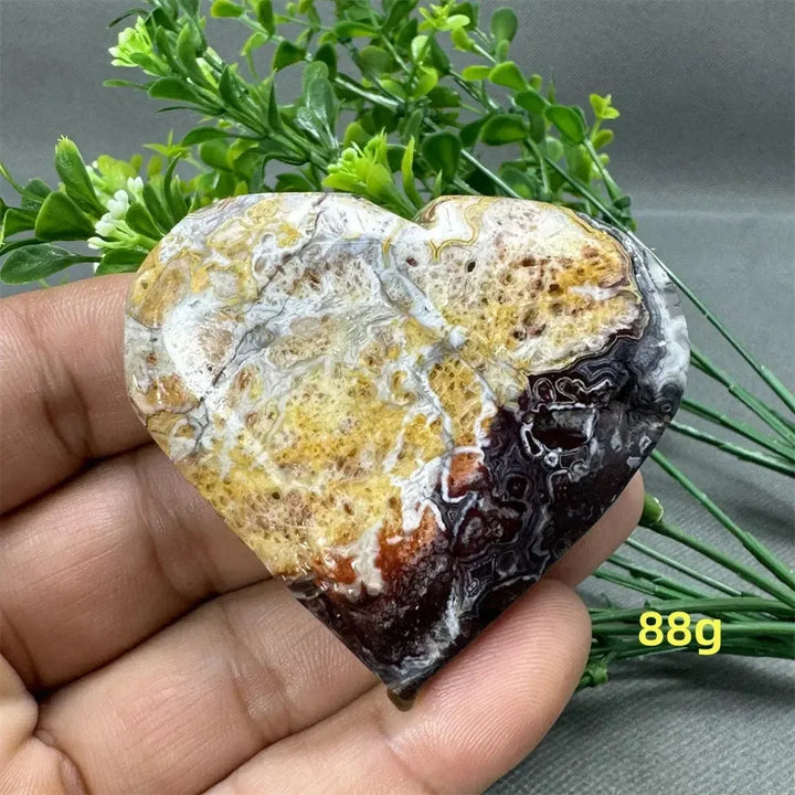 Natural Gemstone Mexican Agate Love Home Garden Decoration Reiki Meditation Treatment Chakra Witchcraft Energy Stone-Crystal Destiny-88g-Crystal Destiny