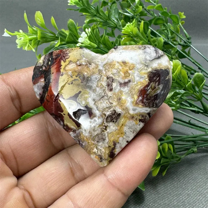 Natural Gemstone Mexican Agate Love Home Garden Decoration Reiki Meditation Treatment Chakra Witchcraft Energy Stone-Crystal Destiny-86g-Crystal Destiny
