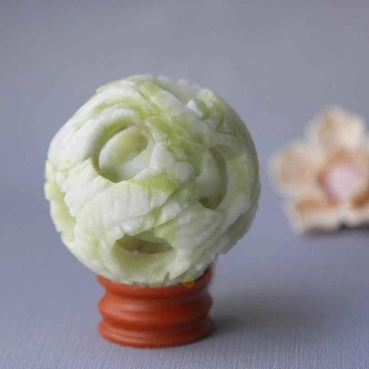 Where Winds Meet Neon Egg Colorable Natural Jade Lucky Linglong Ball Role Playing Accessories Game Related Gifts Home Decor