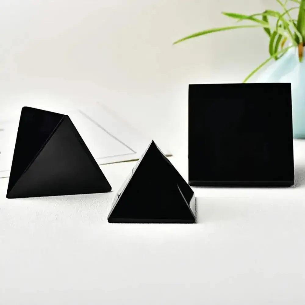 Natural Obsidian Pyramid-Pyramids-Ali-Obsidian-40mm-Crystal Destiny