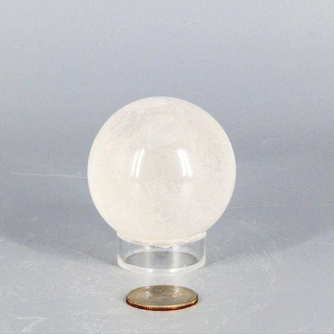 Natural Quartz Sphere Master Healer 53-55mm-Spheres-Crystal Destiny-Quartz-226g - 55mm Diameter-Crystal Destiny