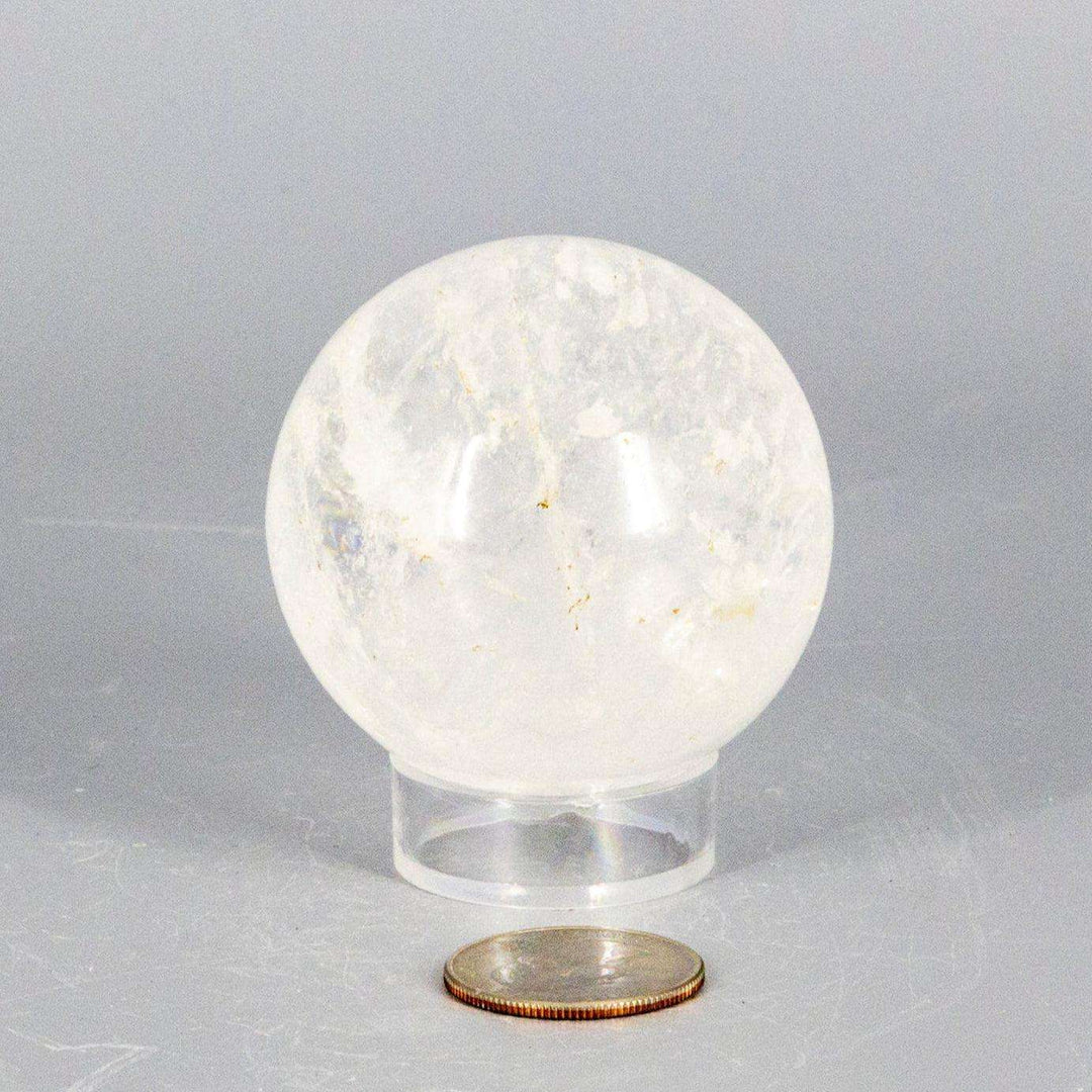 Natural Quartz Sphere Master Healer 53-55mm-Spheres-Crystal Destiny-Quartz-226g - 55mm Diameter-Crystal Destiny