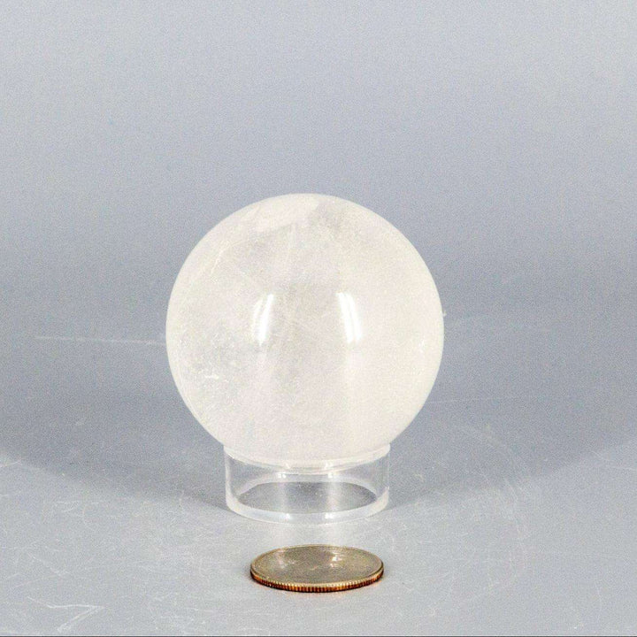Natural Quartz Sphere Master Healer 53-55mm-Spheres-Crystal Destiny-Quartz-226g - 55mm Diameter-Crystal Destiny