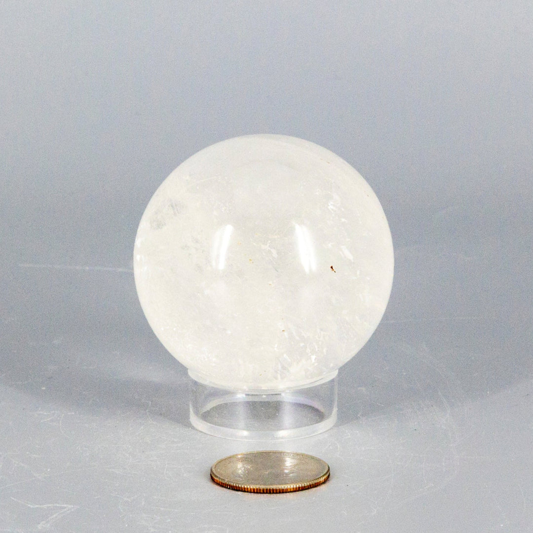 Natural Quartz Sphere "The Master Healer" 53-55MM-Spheres-Crystal Destiny-Quartz-226g - 55mm Diameter-Crystal Destiny