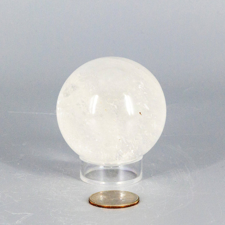 Natural Quartz Sphere "The Master Healer" 53-55MM-Spheres-Crystal Destiny-Quartz-226g - 55mm Diameter-Crystal Destiny