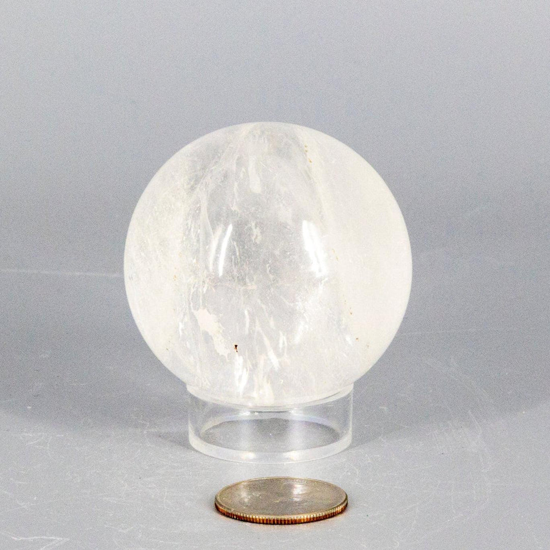 Natural Quartz Sphere "The Master Healer" 53-55MM-Spheres-Crystal Destiny-Quartz-226g - 55mm Diameter-Crystal Destiny