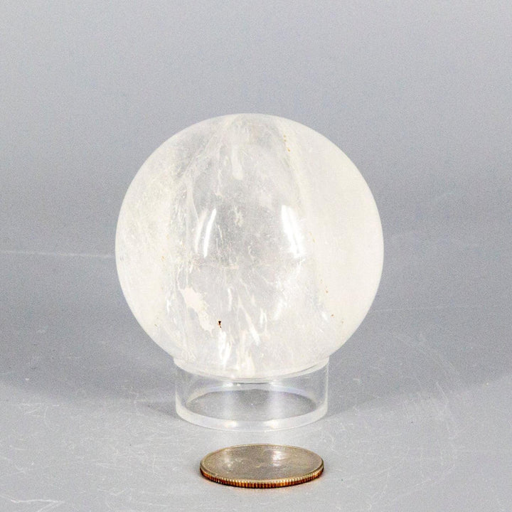 Natural Quartz Sphere "The Master Healer" 53-55MM-Spheres-Crystal Destiny-Quartz-226g - 55mm Diameter-Crystal Destiny