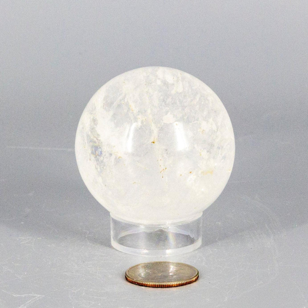 Natural Quartz Sphere "The Master Healer" 53-55MM-Spheres-Crystal Destiny-Quartz-226g - 55mm Diameter-Crystal Destiny