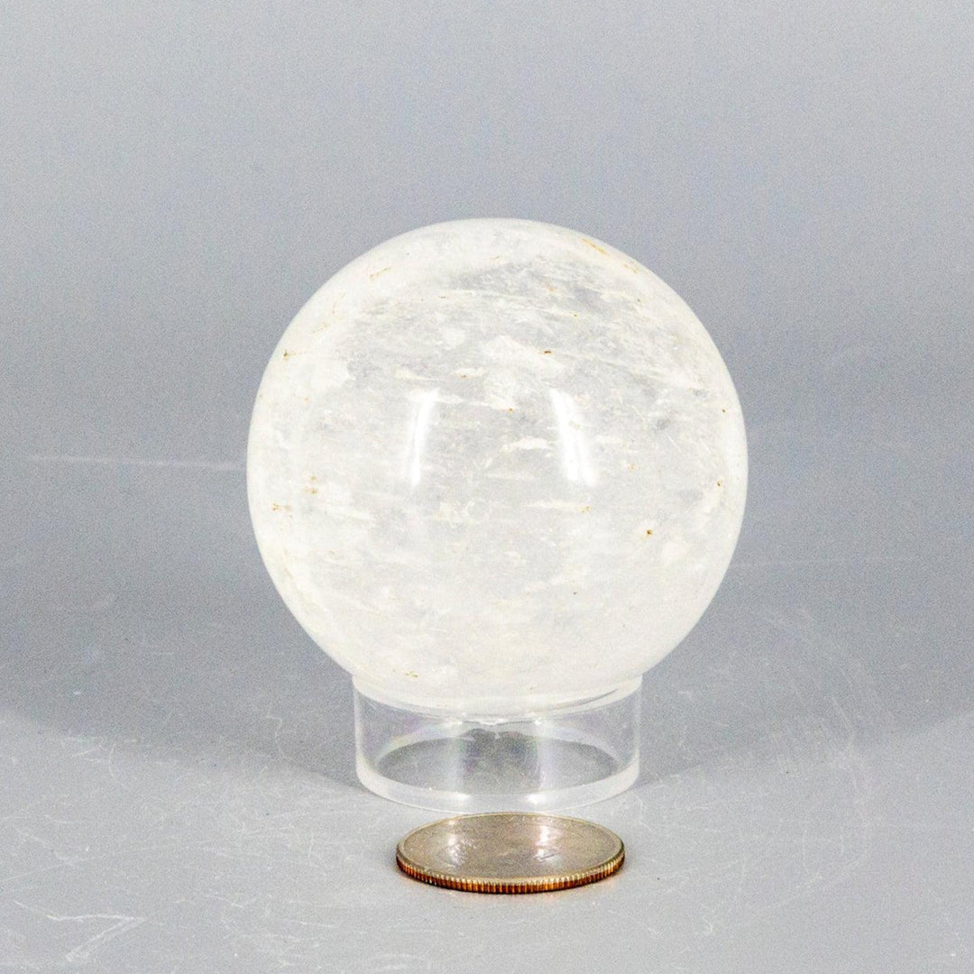 Natural Quartz Sphere "The Master Healer" 53-55MM-Spheres-Crystal Destiny-Quartz-226g - 55mm Diameter-Crystal Destiny