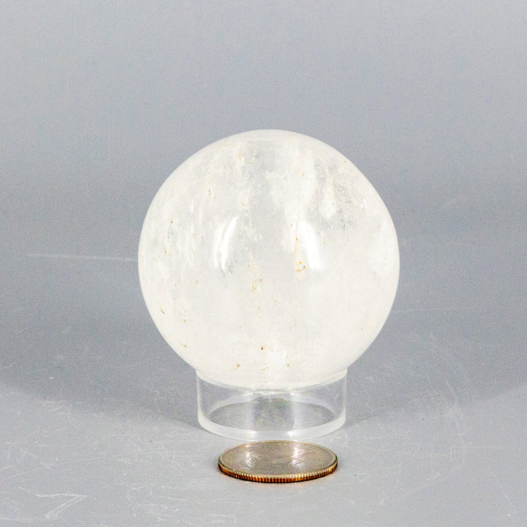 Natural Quartz Sphere "The Master Healer" 53-55MM-Spheres-Crystal Destiny-Quartz-225g - 55mm Diameter-Crystal Destiny