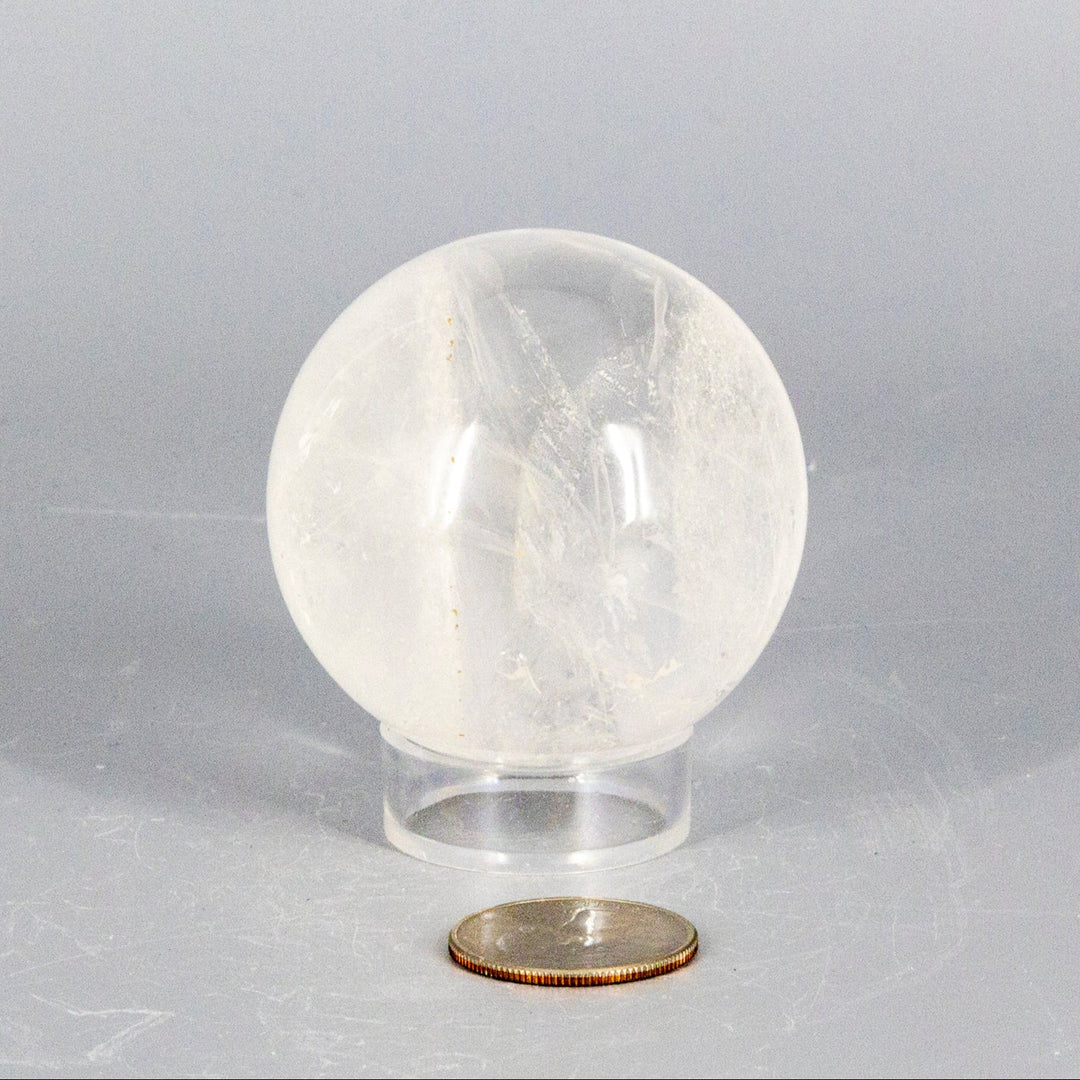 Natural Quartz Sphere "The Master Healer" 53-55MM-Spheres-Crystal Destiny-Quartz-226g - 55mm Diameter-Crystal Destiny
