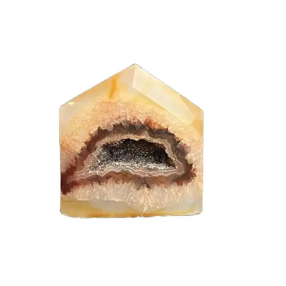 Natural Red Agate Geode Tower Exact Pick 34-80mm