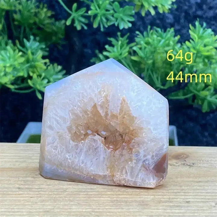Natural Red Agate Geode Tower Exact Pick 34-80mm