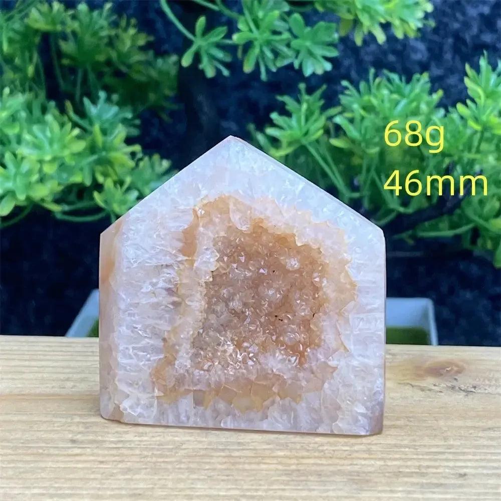 Natural Red Agate Geode Tower Exact Pick 34-80mm