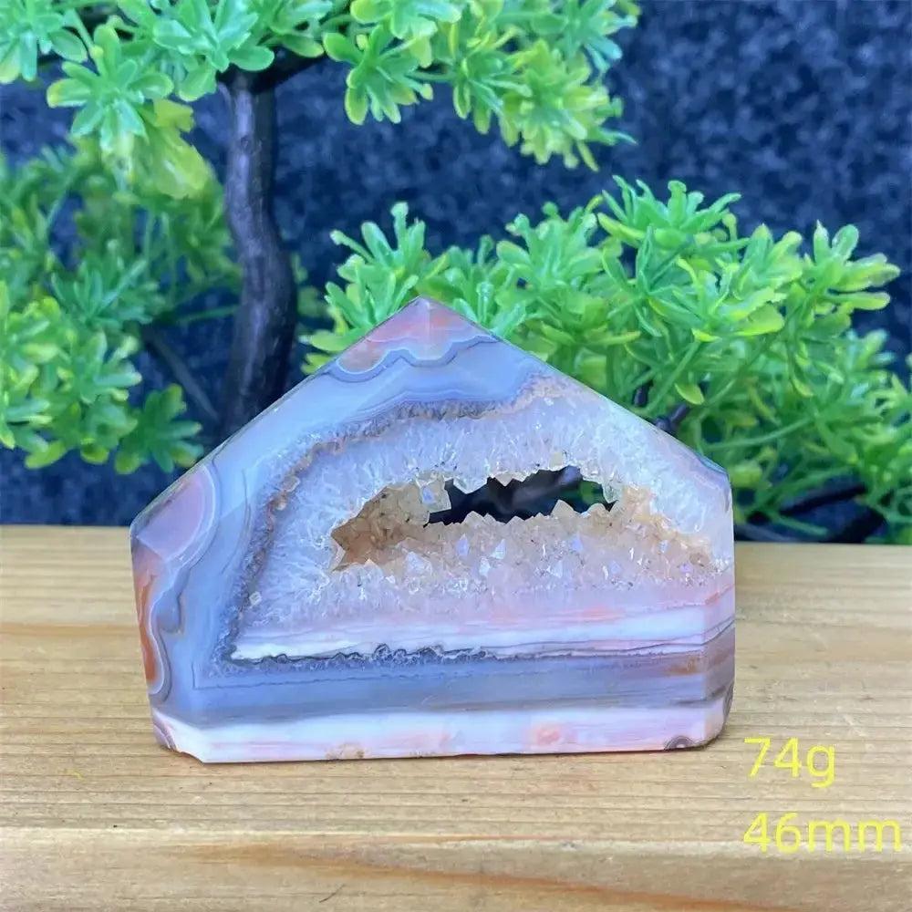 Natural Red Agate Geode Tower Exact Pick 34-80mm
