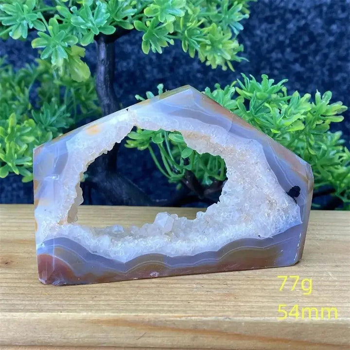Natural Red Agate Geode Tower Exact Pick 34-80mm