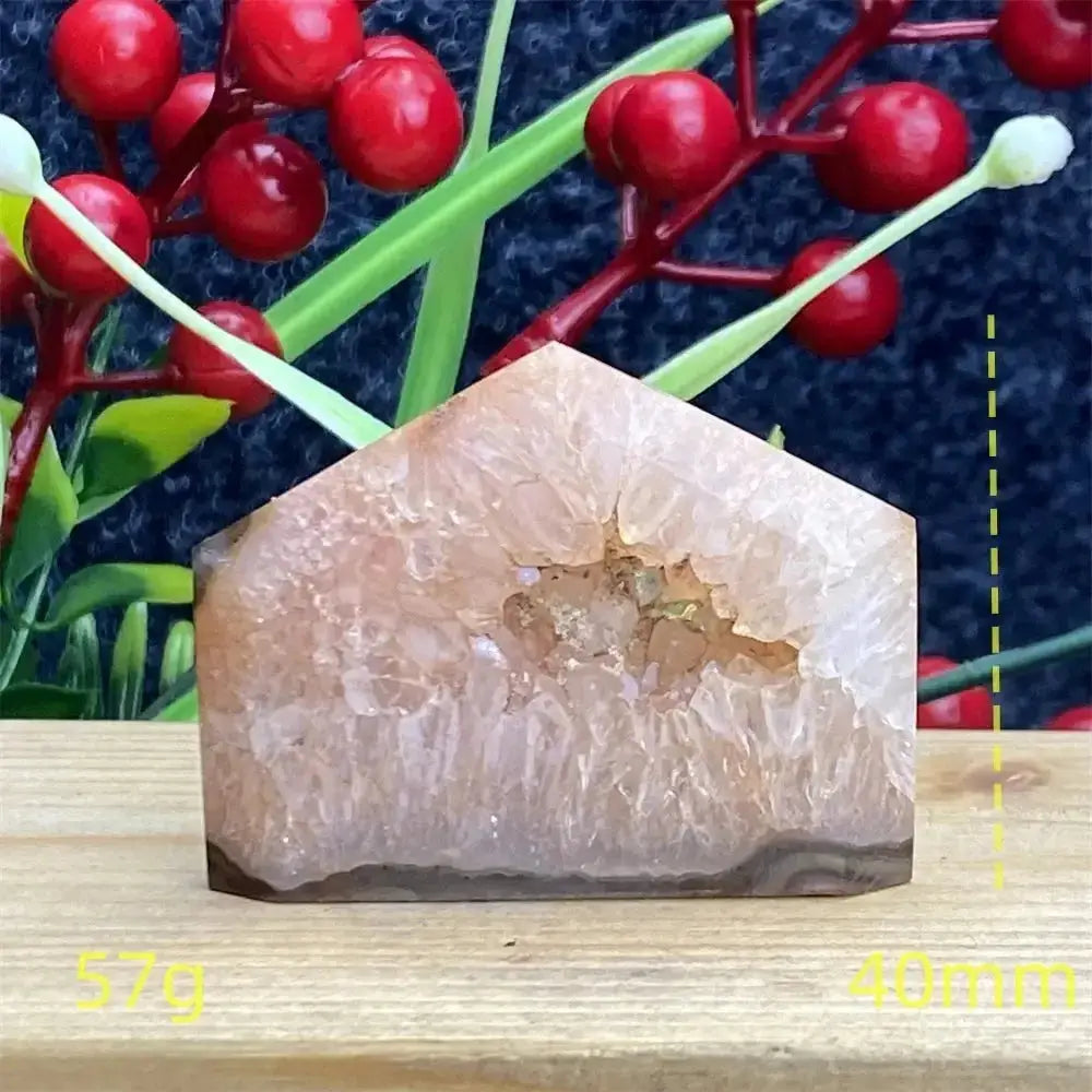 Natural Red Agate Geode Towers-Towers-Ali-Red Agate-57g 40mm-Crystal Destiny