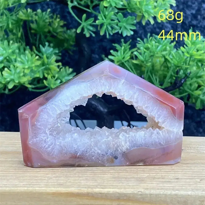 Natural Red Agate Geode Towers-Towers-Ali-Red Agate-68g 44mm-Crystal Destiny
