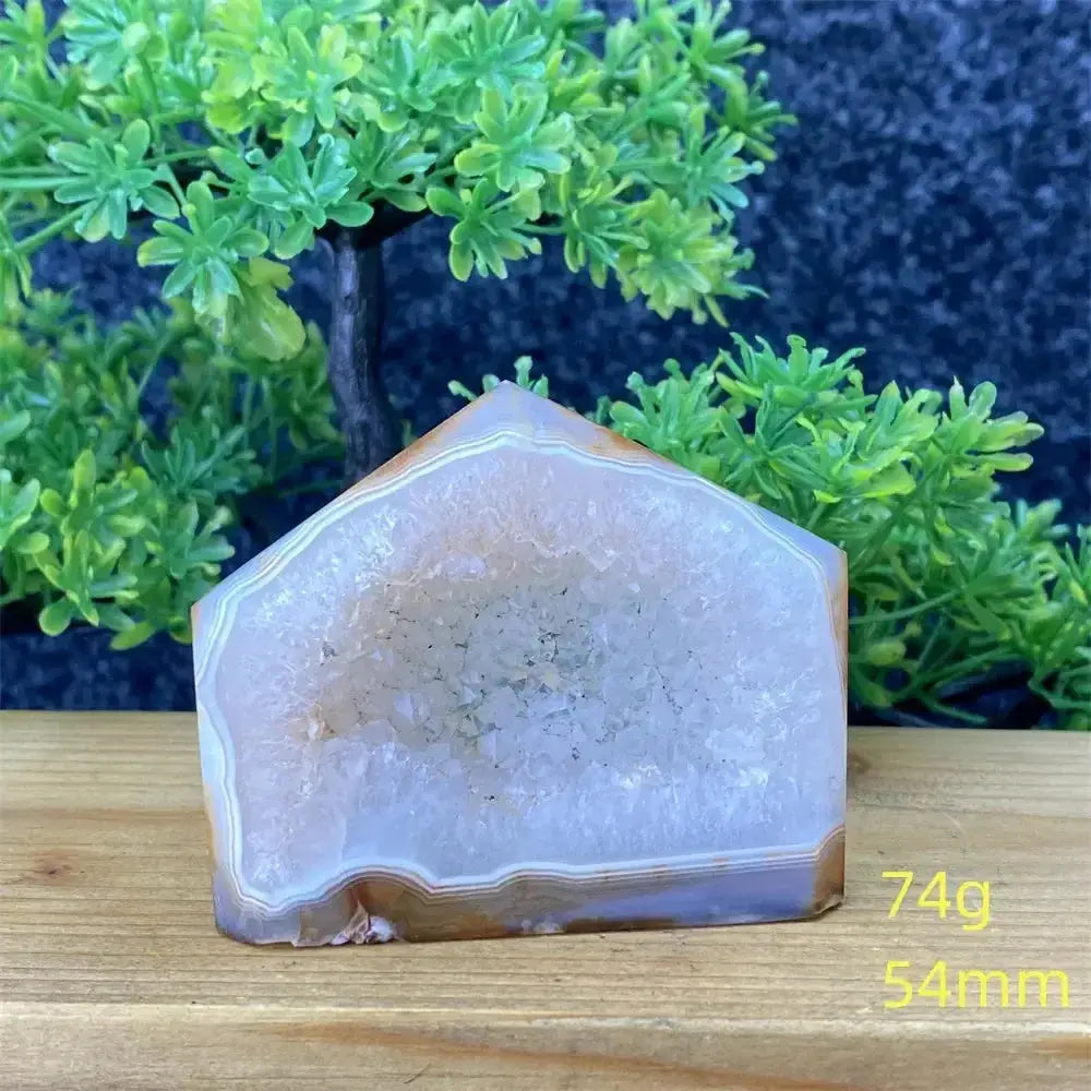 Natural Red Agate Geode Towers-Towers-Ali-Red Agate-74g 54mm-Crystal Destiny