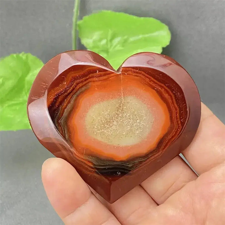 Natural Red Agate Heart Geode-Hearts-Ali-26 87g-Red Agate-Crystal Destiny