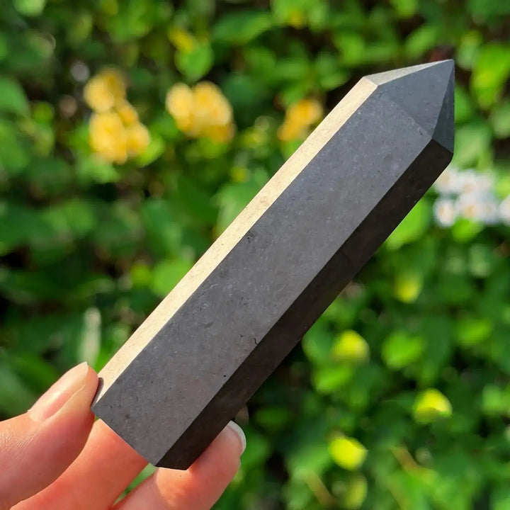 Natural Shungite Towers-Towers-Ali-Shungite-90-100mm-Crystal Destiny