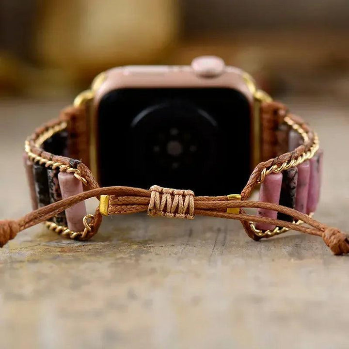 Natural Stone Apple iWatch Band 38-49mm Bohemian Beaded