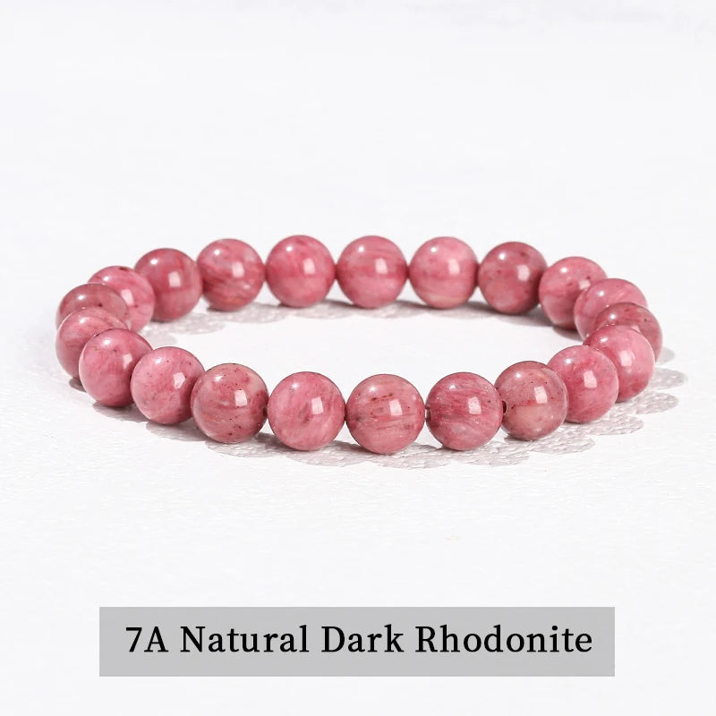 Natural Stone Beaded Bracelet in 30+ Crystal Varieties