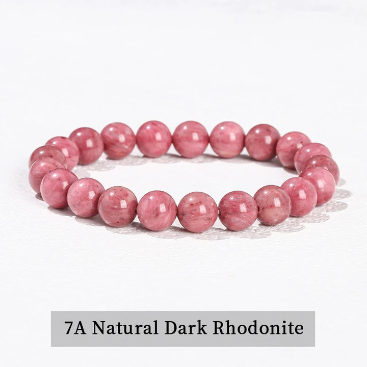 Natural Stone Beaded Bracelet in 30+ Crystal Varieties