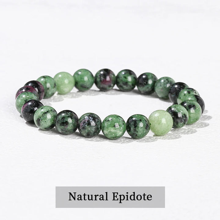 Natural Stone Beaded Bracelet in 30+ Crystal Varieties